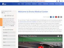 Tablet Screenshot of envita.com